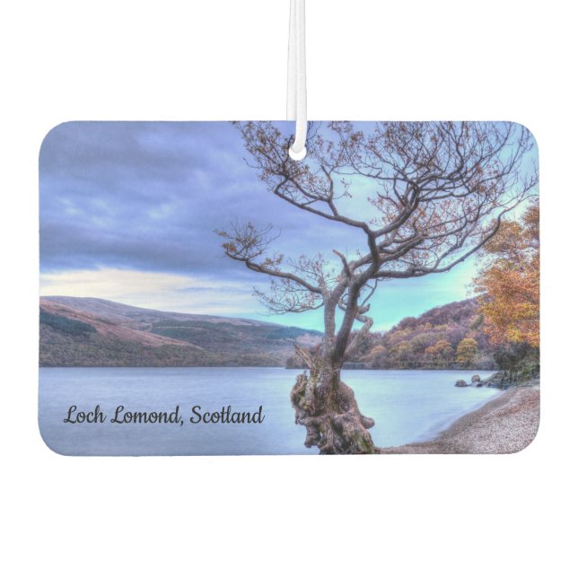 Loch Lomond, Scotland Car air freshener (Front)