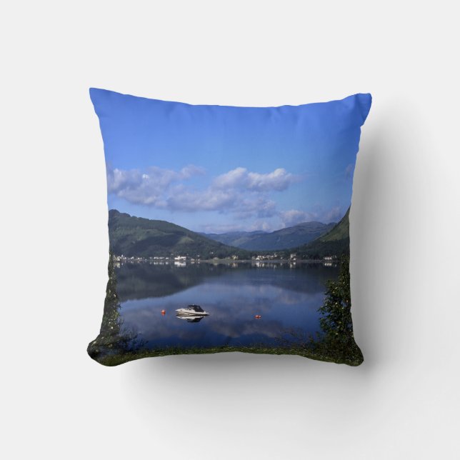 Loch Long Argyll Scotland Cushion (Front)