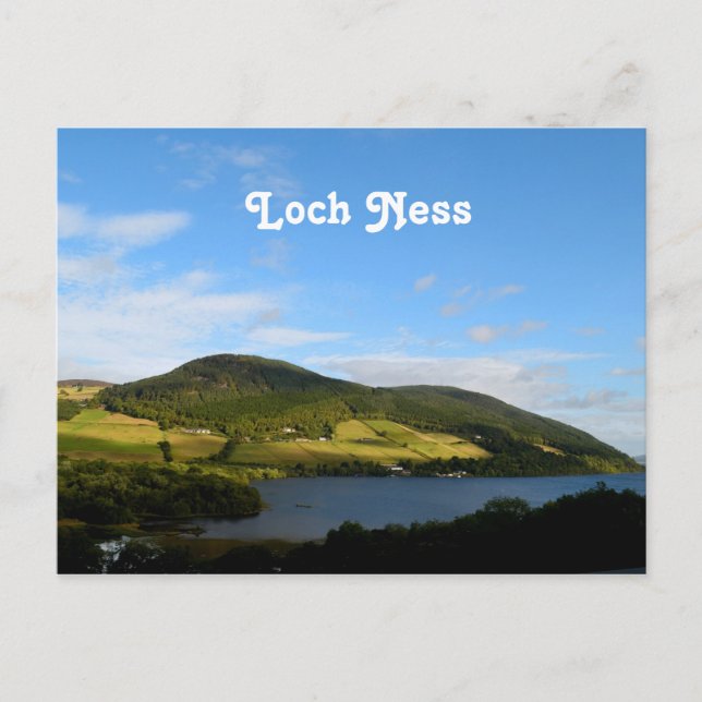 Loch Ness in Scotland Postcard (Front)
