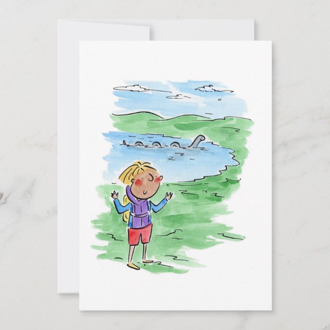 Loch Ness Invitation (Front)