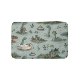 Loch Ness Monster Bath Mat