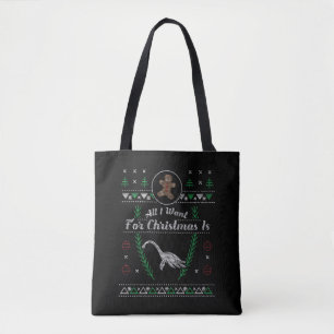 Loch Ness Monster Christmas Ugly Shirt Tote Bag