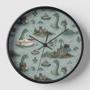 Loch Ness Monster Clock