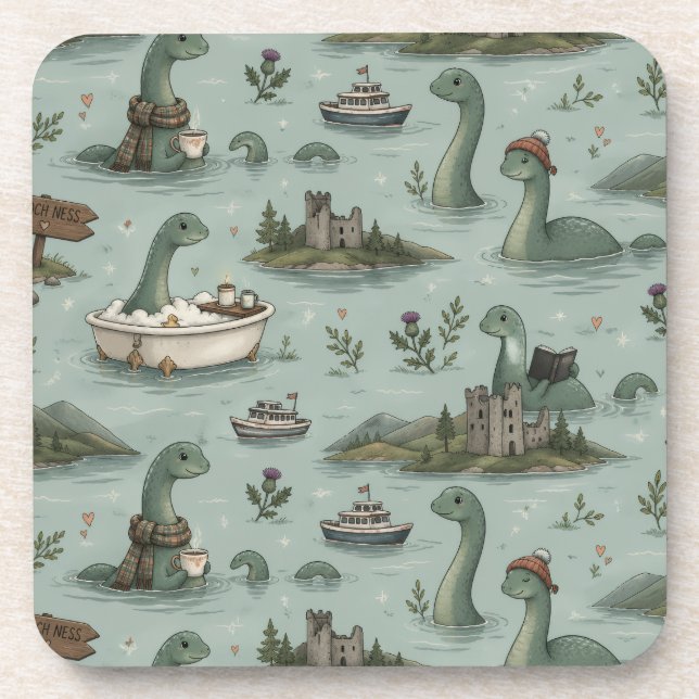 Loch Ness Monster  Coaster (Front)