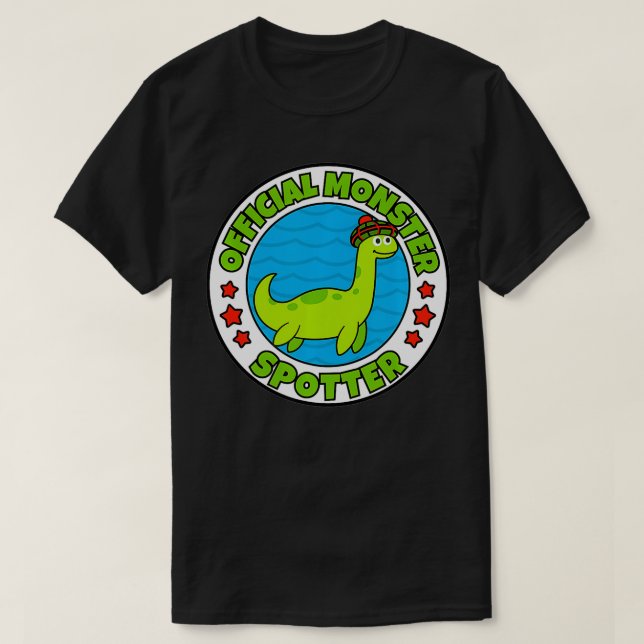 Loch Ness Monster  for Kids  Official Monster Spot T-Shirt (Design Front)