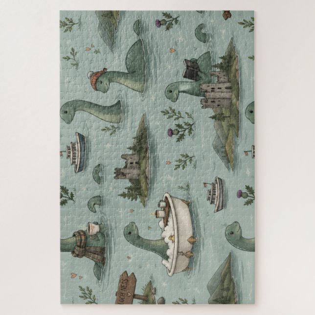 Loch Ness Monster  Jigsaw Puzzle (Vertical)