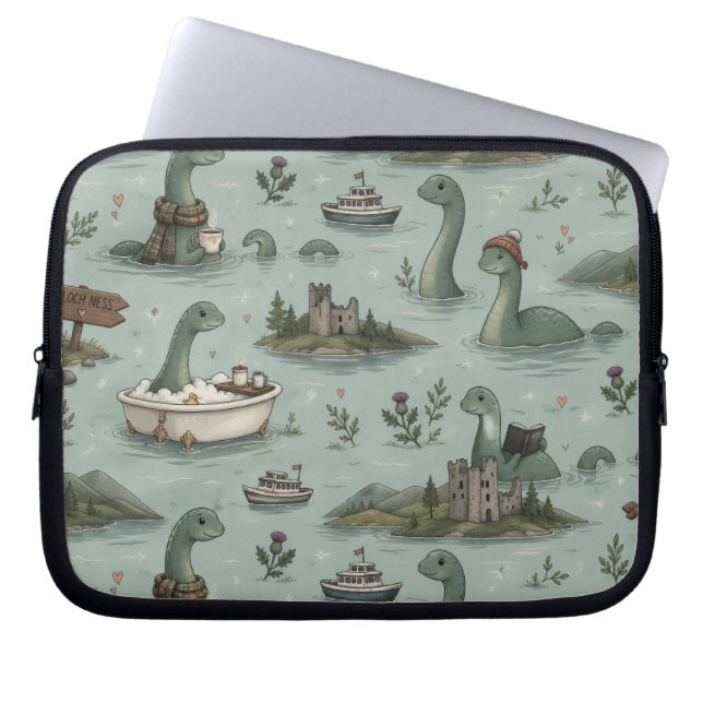 Loch Ness Monster  Laptop Sleeve (Front)