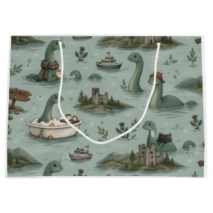 Loch Ness Monster Large Gift Bag