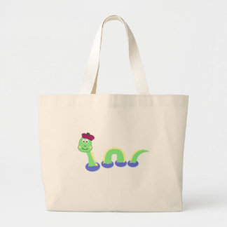 Loch Ness Monster Large Tote Bag