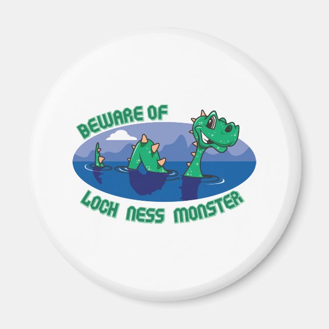 Loch Ness Monster Magnet (Front)