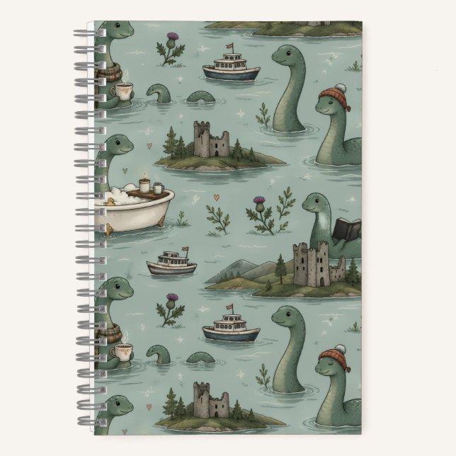 Loch Ness Monster  Notebook (Front)