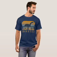 Loch Ness Monster Retro Sunset Vintage
