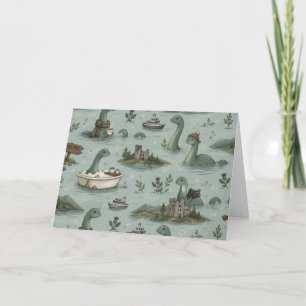 Loch Ness Monster  Thank You Card