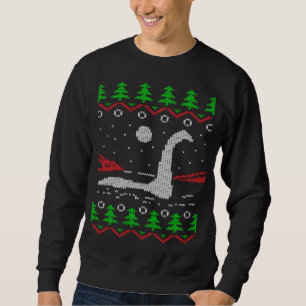 Loch Ness Monster Ugly Christmas Jumper Sweatshirt