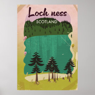 Loch Ness Scotland Poster