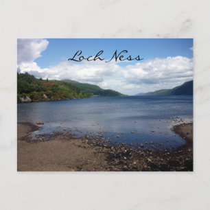loch ness shoreline postcard