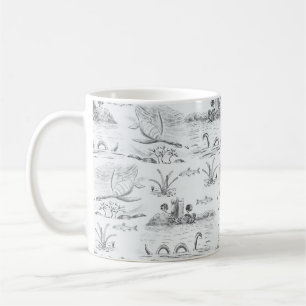 Loch ness toile coffee mug