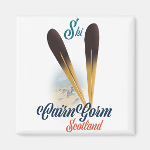 Loch of Strathbeg Aberdeenshire Scotland map Magnet