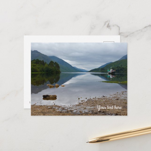 Loch Shiel, Scotland Postcard (Front/Back In Situ)
