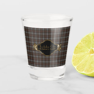 Lochaber Original Scottish Clan Tartan Shot Glass