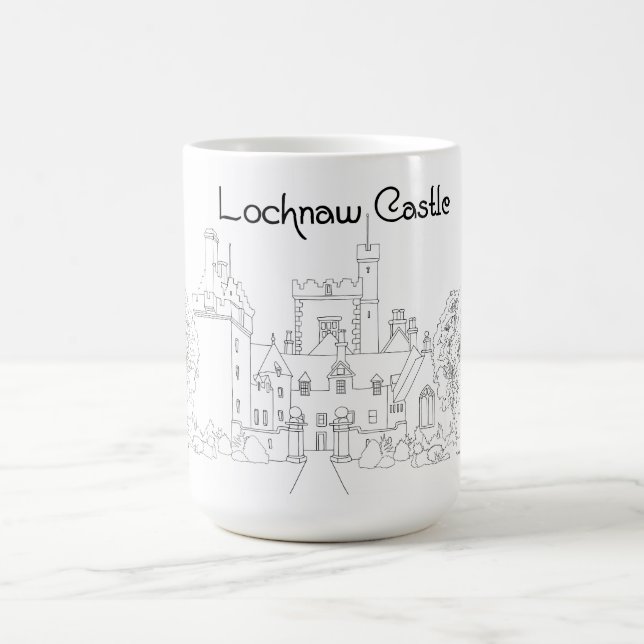 Lochnaw Castle Scotland Coffee Mug (Center)