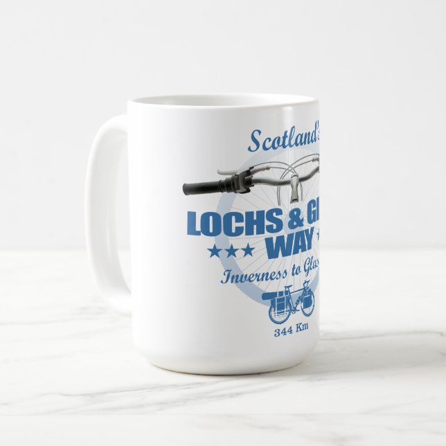Lochs & Glens Way (H2) Coffee Mug (Front Left)