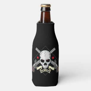 Lock and Load Skull Pistols Can or Bottle Cooler