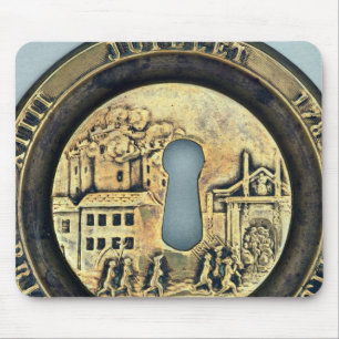 Lock depicting the Siege of the Bastille Mouse Pad