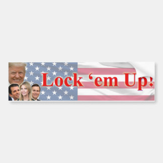 Lock 'em Up Bumper Sticker