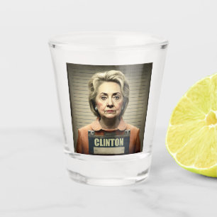 Lock Her Up! - Hillary Clinton Shot Glass