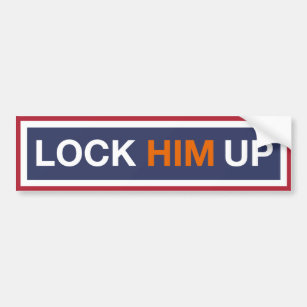 Lock HIM Up! Bumper Sticker