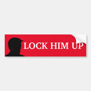 Lock Him Up bumper sticker