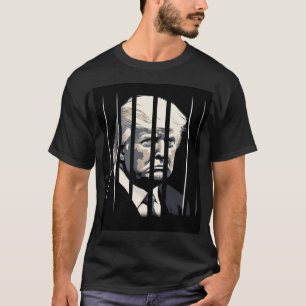Lock Him Up - Funny Donald Trump In Prison - Anti T-Shirt