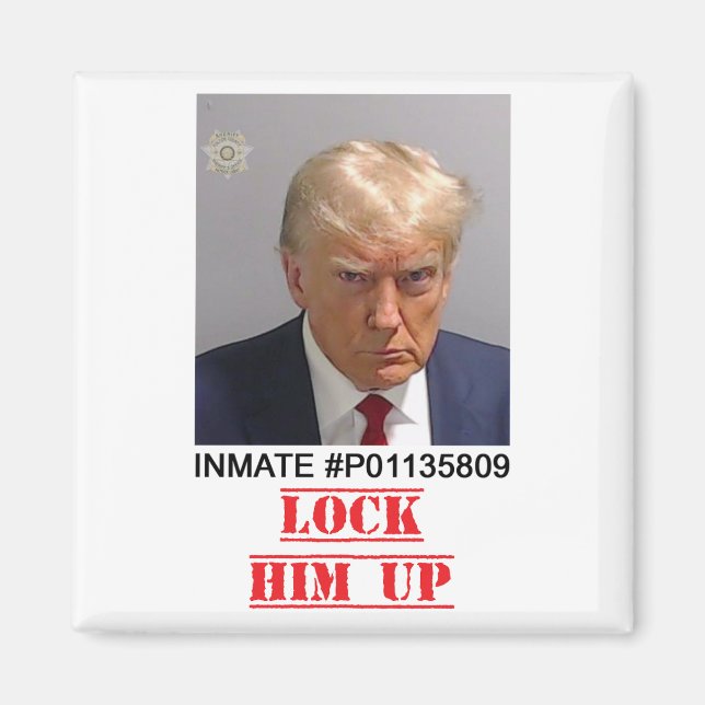 Lock Him Up Magnet (Front)