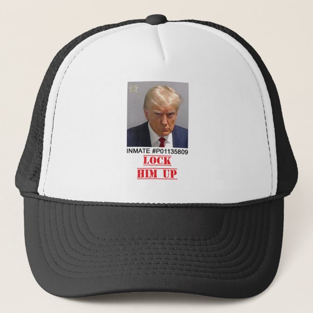 Lock Him Up Trucker Hat (Front)