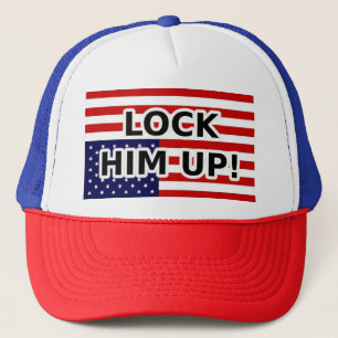 LOCK HIM UP! TRUCKER HAT