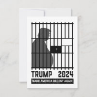 Lock Him Up Trump 2024 Make America Decent Again
