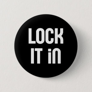 Lock It In Political Fight For Democracy Resist An 6 Cm Round Badge