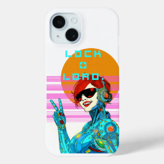 Lock + Load - Cyberpunk Vibe iPhone 15 Case