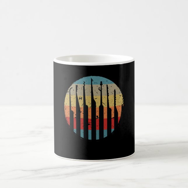 Lock Picking Retro Lock Coffee Mug (Center)
