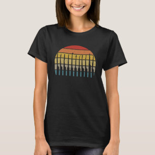 Lock Picking Retro Sunset  Lock Picker and Locksmi T-Shirt