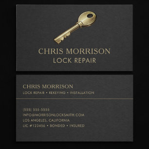 Lock Repair Professional Business Card