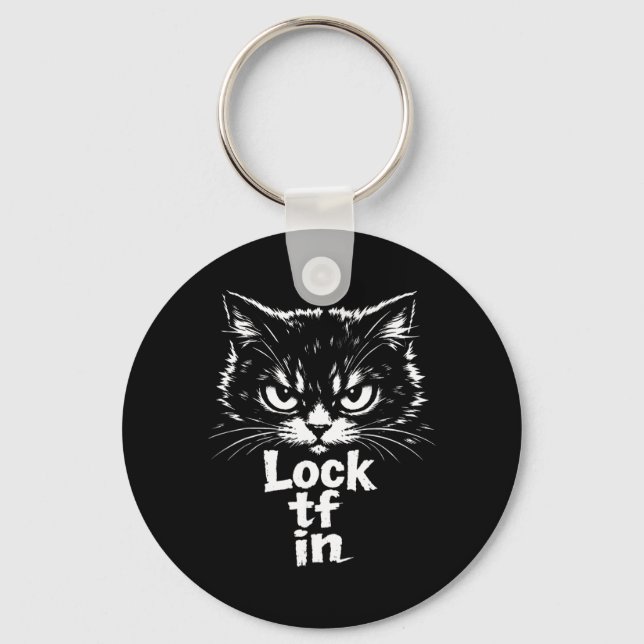 Lock TF in Cat Key Ring (Front)