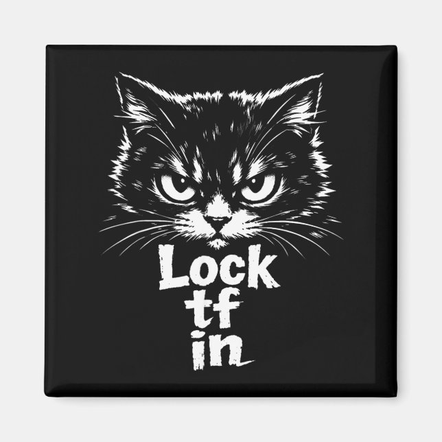 Lock TF in Cat Magnet (Front)
