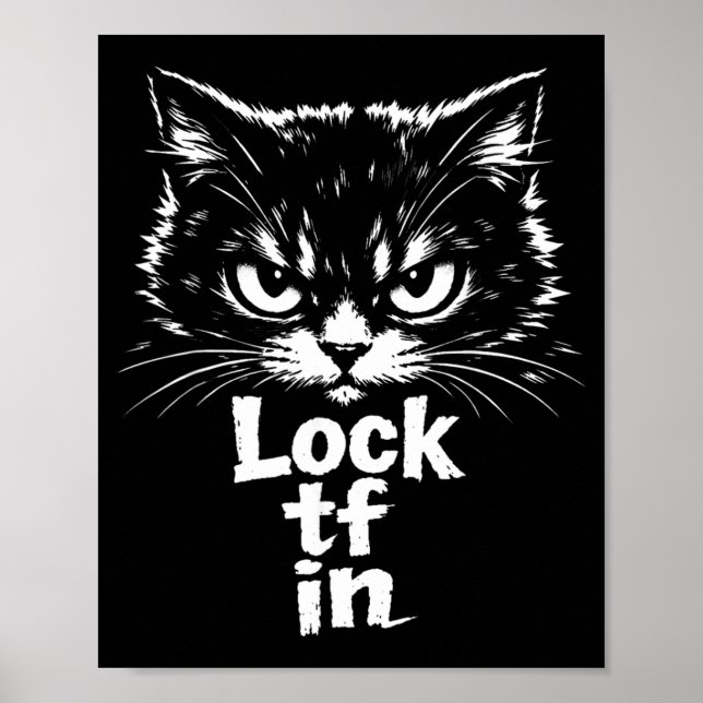 Lock TF in Cat Poster (Front)