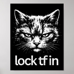 Lock tf in cat poster