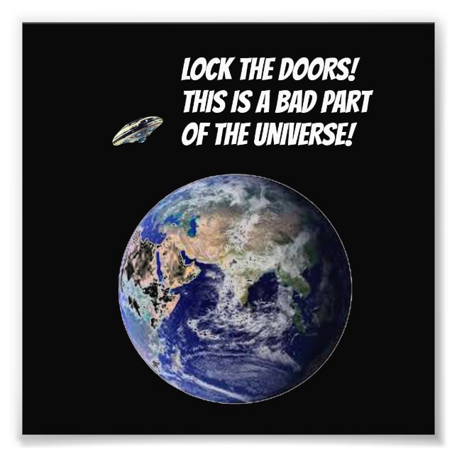 Lock the Doors Photo Enlargement Print (Front)