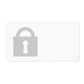 Lock. Top Secret or Confidential Icon.