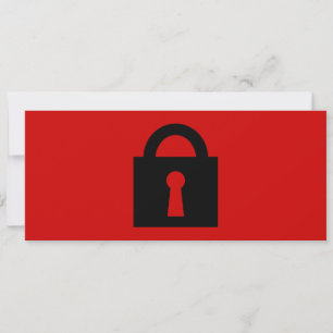 Lock. Top Secret or Confidential Icon.