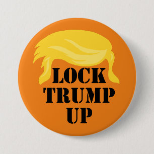 Lock Trump Up 7.5 Cm Round Badge